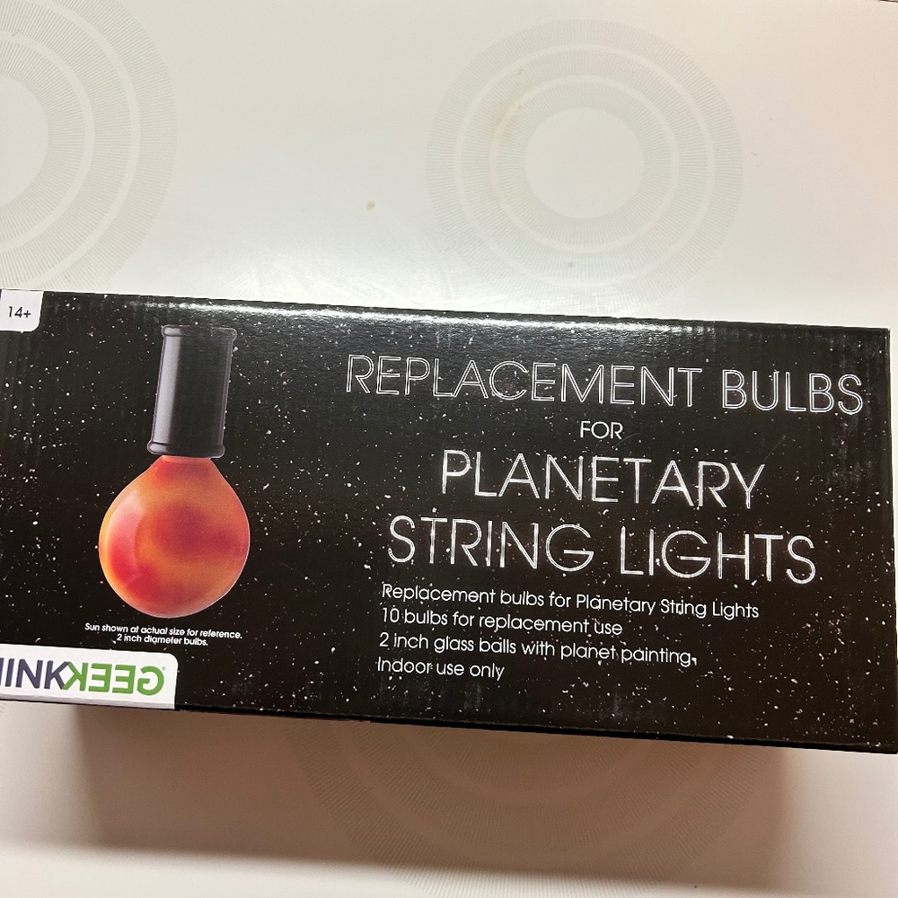ThinkGeek Replacement Bulbs For Planetary String Lights